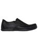 Skechers Men's Moretti - Aldus Loafer Shoes | Size 9.5 | Black | Synthetic/Leather/Textile
