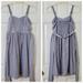 American Eagle Outfitters Dresses | American Eagle Outfitters Cotton Striped Summer Dress Size 6 | Color: Blue/White | Size: 6