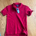Polo By Ralph Lauren Shirts & Tops | Boys Size 8 Red Polo Ralph Lauren Shirt Sleeve Collared Shirt Nwt | Color: Red | Size: 8b
