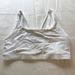 Athleta Intimates & Sleepwear | Athleta ~ Womens Large ~ White Strappy Back Yoga Fitness Sports Bra | Color: White | Size: Large