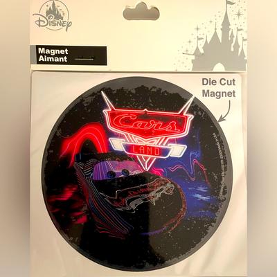 Disney Accessories | Disney Cars Land Magnet - New | Color: Blue/Pink | Size: Os