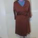 Lularoe Dresses | Lularoe Michelle Wrap Dress Rust Color | Color: Red | Size: M