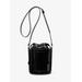 Michael Kors Audrey Medium Patent Leather Bucket Bag Black One Size