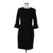 Donna Morgan Casual Dress - Sheath: Black Dresses - Women's Size 8