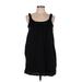 Vince. Casual Dress - Mini Scoop Neck Sleeveless: Black Solid Dresses - Women's Size Medium