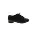 So Danca Dance Shoes: Oxford Chunky Heel Casual Black Solid Shoes - Kids Girl's Size 11