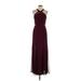 NW Nightway Casual Dress - Formal: Burgundy Dresses - Women's Size 10