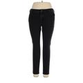 Old Navy Jeggings - Mid/Reg Rise: Black Bottoms - Women's Size 14 Petite