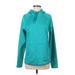 Nike Pullover Hoodie: Teal Polka Dots Tops - Women's Size Small
