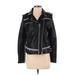 Blank NYC Faux Leather Jacket: Short Black Print Jackets & Outerwear - Women's Size Small