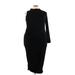 ELOQUII Casual Dress - Sheath Mock Long sleeves: Black Print Dresses - Women's Size 22 Plus