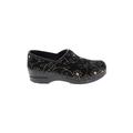 Sanita Flats: Slip-on Wedge Casual Black Shoes - Women's Size 38 - Round Toe