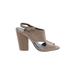 Indigo Rd. Heels: Tan Shoes - Women's Size 7