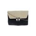 Urban Expressions Clutch: Embossed Gray Color Block Bags