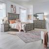 Big Valley Graystone Panel Bed Dresser and Mirror Nightstand
