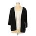 Calvin Klein Cardigan Sweater: Black Sweaters & Sweatshirts - Women's Size X-Large