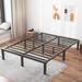 Queen Bed Frame, 14" Heavy Duty Metal Platform Bed Frame Support Up to 3500 lbs, No Box Spring Needed/Steel Slat Support