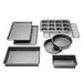 Professional Non-Stick 8-Piece Bakeware Set, Silver