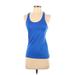 Nike Active Tank Top: Blue Activewear - Women's Size X-Small