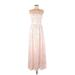 ERIN Erin Fetherston Cocktail Dress - Formal Strapless Sleeveless: Pink Solid Dresses - Women's Size 8