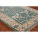 Turquoise Oushak Oriental Runner Rug Hand-Knotted Wool Carpet - 2'10"x 11'9"