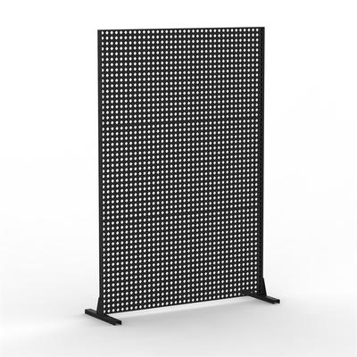 Privacy Screen, Freestanding Outdoor Indoor Divider, Rhombus-Shaped