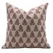 Duck Canvas Square Vintage Block print pillow cover - Kamal Dutta