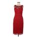 Betsey Johnson Cocktail Dress - Sheath: Red Dresses - Women's Size 8