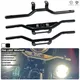 Fog Light Bracket 22mm Bar Auxillary Headlight Holder Chrome/Black Fit For BMW R 18 B R18B 100 Year