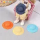 5Pcs Dollhouse Hand Weaved Straw Hat Dolls Mini Cute Colorful Hat Dolls Dress Up Decoration
