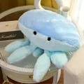 Kawaii Cartoon Jellyfish Plush Toys Simulation Stuffed Marine Animal Soft Pink Blue Medusa Doll