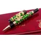 Luxury Handmade Jinhao Roller Ball Pen Green Cloisonne Double Dragon Pen Advanced Craft Writing