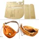 1 Set Of Leather Craft Fashion Chest Bag Crossbody Bag Sewing Pattern Hard Acrylic and Kraft Paper