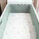 Baby Bed Bumpers Double-layer Crepe Cloth Crib Surrounding For Newborn Children Cotton Cot Around