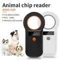 Lettore ID per animali domestici portatile per cani, gatti e maiali con supporto 134.2KHz/125KHz RFID, EMID/FDX-B, ISO11784/85 e archiviazione dati 128