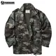 Camouflage Cotton Tactical Jacket Men M65 Field Loose Coat Wear-resistant Multi Pocket Retro Battle