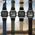 18mm High Quality Soft Thin Nylon Leather Strap Suitable for Casio AQ-S810W SGW-300 AE1200 w218h