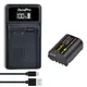 DuraPro DMW-BLK22 BLK22 Battery 2280mAh with LED USB Charger For Panasonic LUMIX DC-S5 DC-S5K GH5