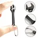 2.5" Mini Metal Wrench Adjustable Jaw Spanner Wrenches Open-end Mini Wrench Multi-purpose Hand Tool
