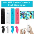 Manette de jeu à distance sans fil avec étui en silicone manette de jeu pour Nintendo Wii Wii U