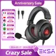 EKSA-Casque de jeu E900 Pro USB pour PC casque d'ordinateur avec poignées amovibles micro