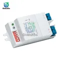 Interruttore del sensore Radar a microonde da AC220-240V 5.8GHz rilevatore di movimento del corpo Multi-regolazione interruttore del sensore di luce a LED ad alta sensibilità