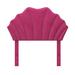 Gemma Violet Erik Headboard Upholstered/Polyester in Pink | 48 H x 49.25 W x 3.5 D in | Wayfair 9A844888E2324F588530A32DA9B038B5