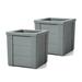 Step2 Lakewood Self Watering Planter Box Resin/Plastic in Gray | Wayfair 537099