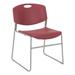 Norwood Commerical Furniture Armless Stackable Chair Plastic/Acrylic/Metal | 31 H x 23 W x 21 D in | Wayfair NOR-FEI1059BD-SO