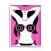 Stupell Industries ba-736-Framed Cool Sunglasses Woman Phrase by Martina Pavlova Single Picture Frame Print on Canvas in Black/Pink | Wayfair