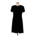 J.R. Nites by Caliendo Cocktail Dress - Shift: Black Solid Dresses - Women's Size 12