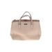 Kate Spade New York Leather Satchel: Ivory Solid Bags