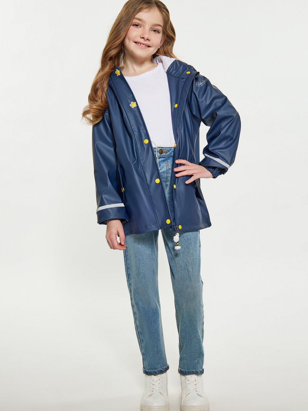 Schmuddelwedda (Kids) Regenmantel Mädchen blau, 110 Image