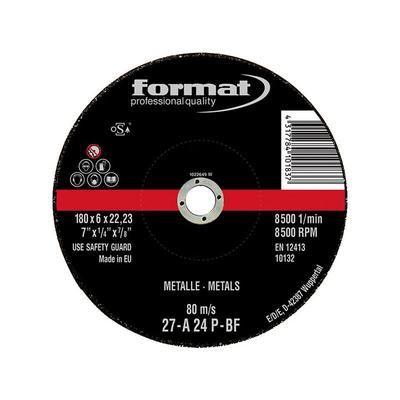 Format - Schruppscheibe gekröpft Stahl/Guss 230x8mm Image
